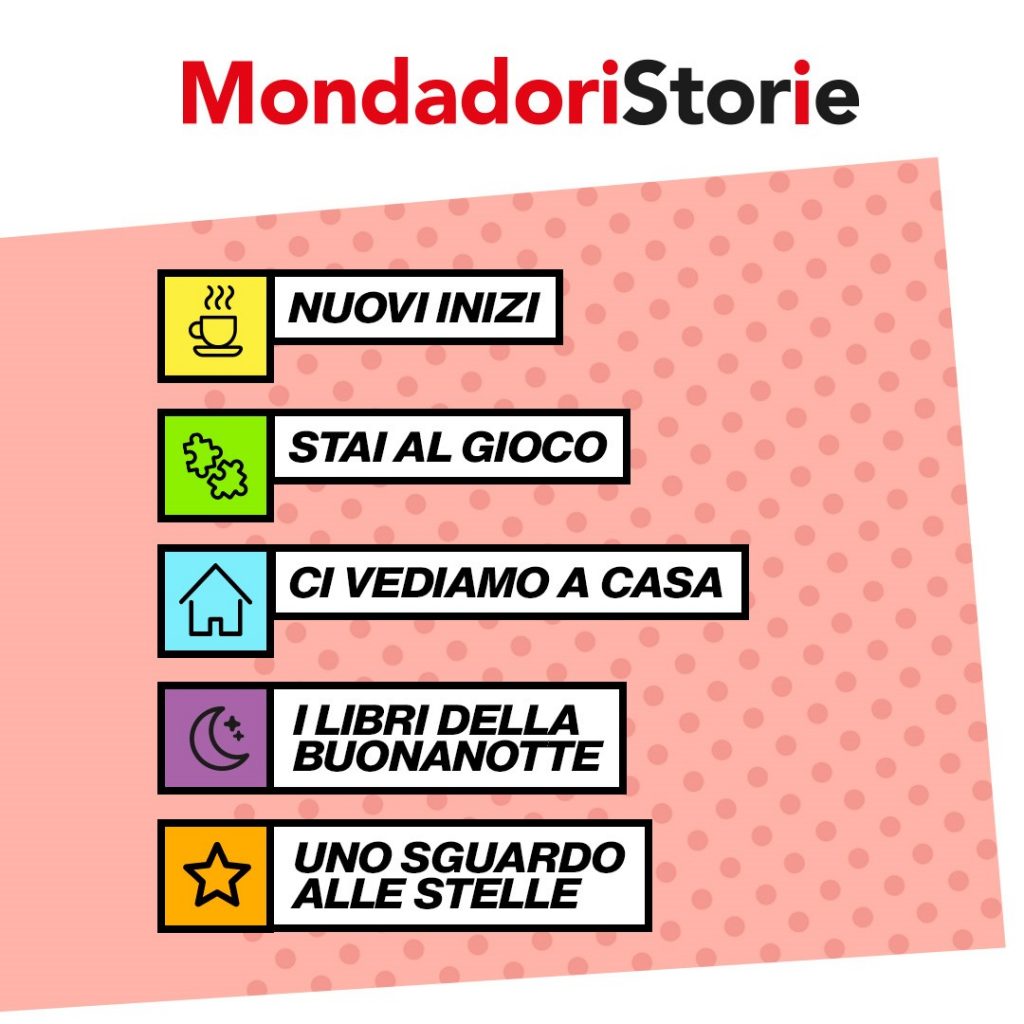 Mondadori Storie comunica online con Canali&C